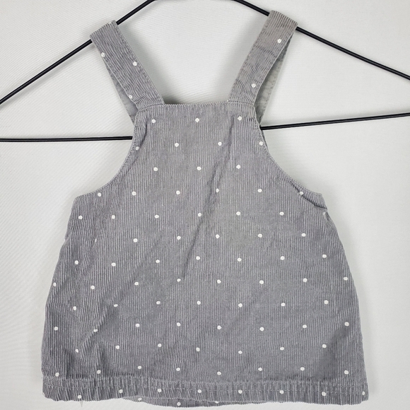 Infant Girls CARTER'S Sleeveless Bunny Polka Dot 100% Cotton Dress - 6 Months - Picture 3 of 4
